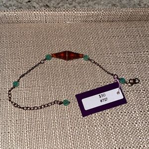 Unique Vintage Beaded Bracelet #727 Handmade by Violette Grace